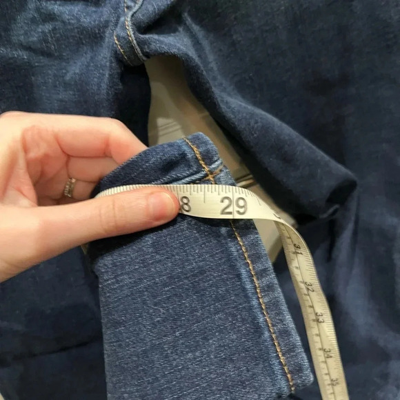 Madewell 9” Mid-rise skinny‎ jeans dark wash 26 - Picture 11 of 11